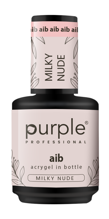 AIB - Acrygel In Bottle Milky Nude - Pipa Cosmetics Purple Professional®