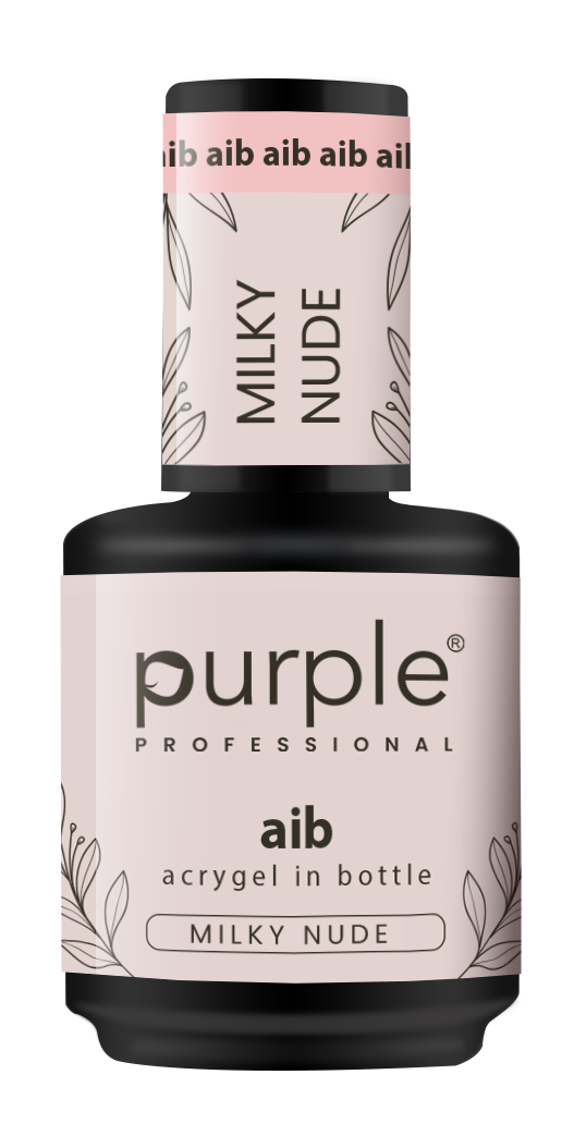 AIB - Acrygel In Bottle Milky Nude - Pipa Cosmetics Purple Professional®