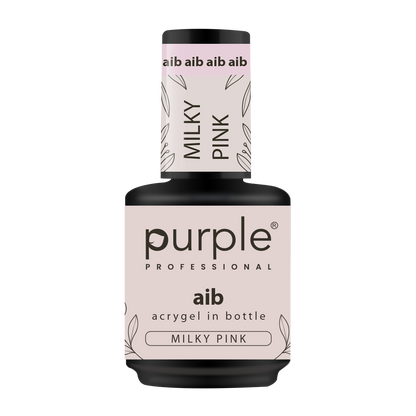 AIB - Acrygel In Bottle Milky Pink - Pipa Cosmetics Purple Professional®