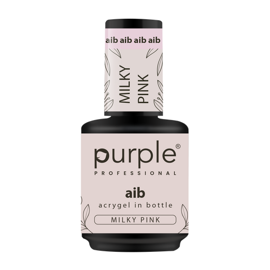 AIB - Acrygel In Bottle Milky Pink - Pipa Cosmetics Purple Professional®