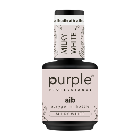 AIB - Acrygel In Bottle Milky White - Pipa Cosmetics Purple Professional®
