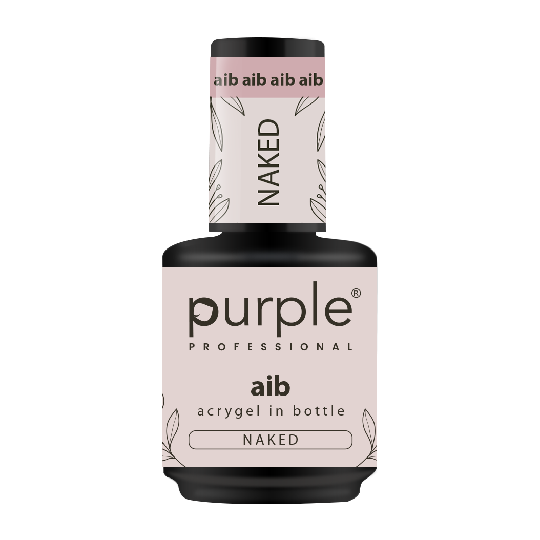 AIB - Acrygel In Bottle Naked - Pipa Cosmetics Purple Professional®