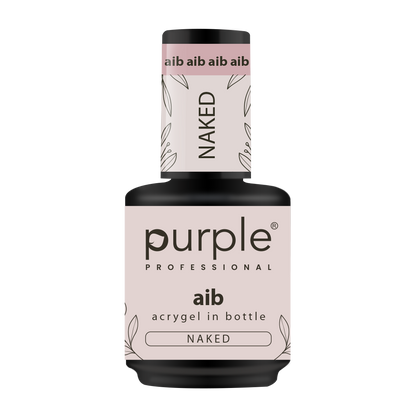 AIB - Acrygel In Bottle Naked - Pipa Cosmetics Purple Professional®