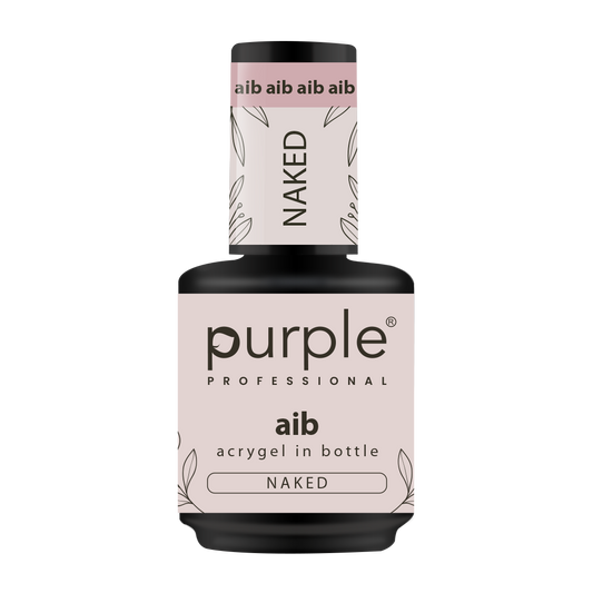 AIB - Acrygel In Bottle Naked - Pipa Cosmetics Purple Professional®