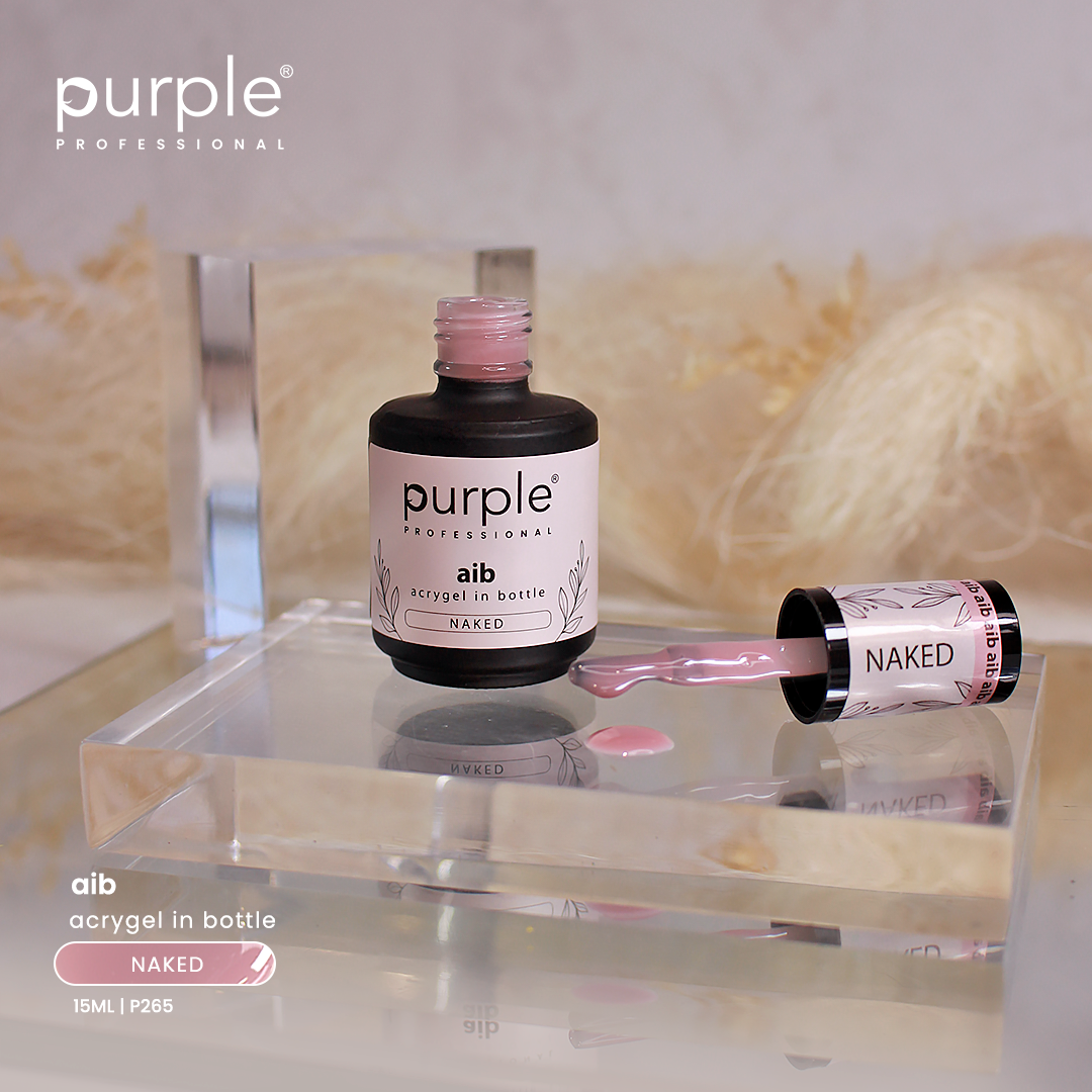 AIB - Acrygel In Bottle Naked - Pipa Cosmetics Purple Professional®