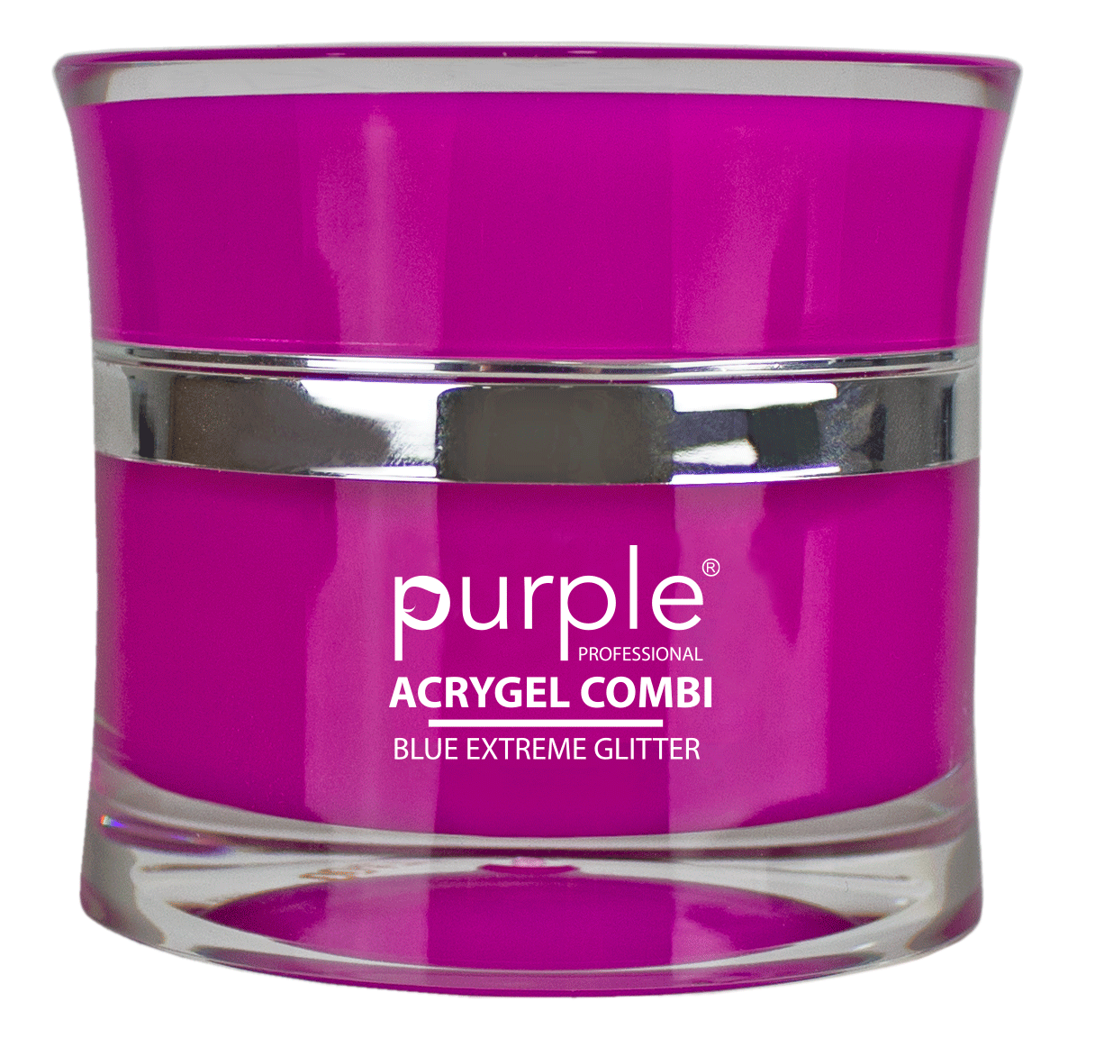 Acrygel Combi Blue Extreme Glitter - Pipa Cosmetics Purple Professional®