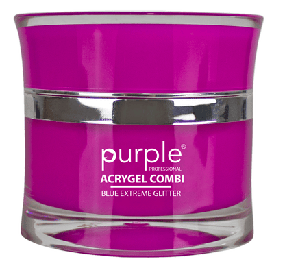 Acrygel Combi Blue Extreme Glitter - Pipa Cosmetics Purple Professional®