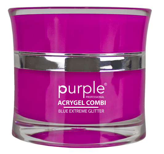 Acrygel Combi Blue Extreme Glitter - Pipa Cosmetics Purple Professional®