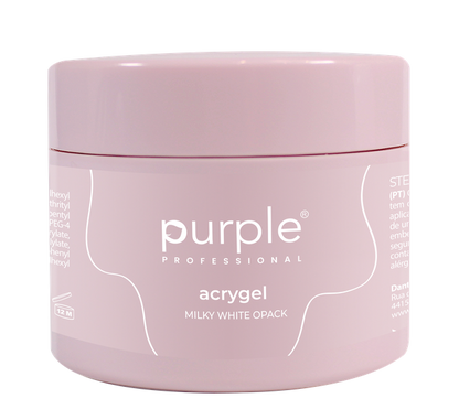 Acrygel Combi Milky White Opack - Pipa Cosmetics Purple Professional®