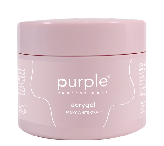 Acrygel Combi Milky White Opack - Pipa Cosmetics Purple Professional®
