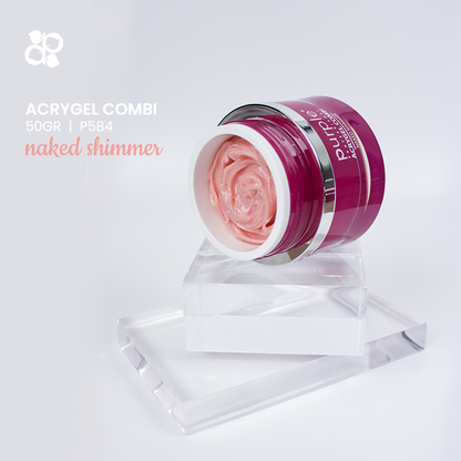 Acrygel Combi Naked Shimmer - Pipa Cosmetics Purple Professional®