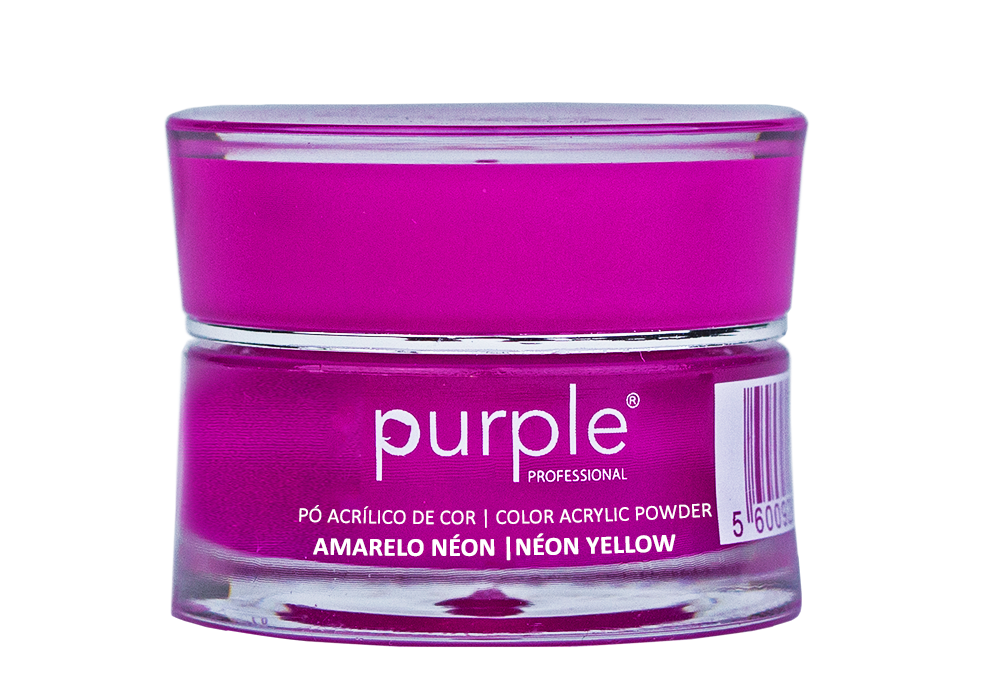 Acrylic Powder Neon Yellow - Pipa Cosmetics Purple Professional®