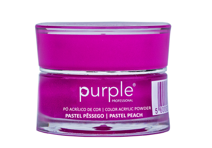 Acrylic Powder Pastel Peach - Pipa Cosmetics Purple Professional®