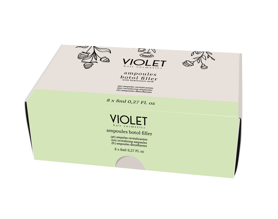 Ampoules Botol Filler 8X8ML - Pipa Cosmetics Violet Hair Cosmetics® 