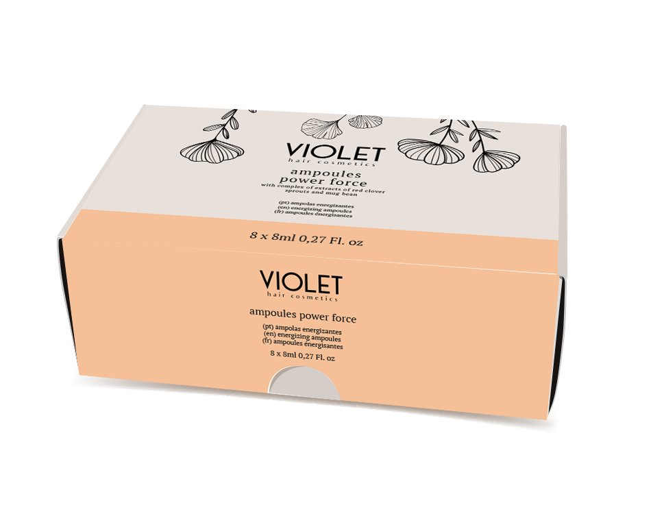 Ampoules Power Force - Pipa Cosmetics Violet Hair Cosmetics® 