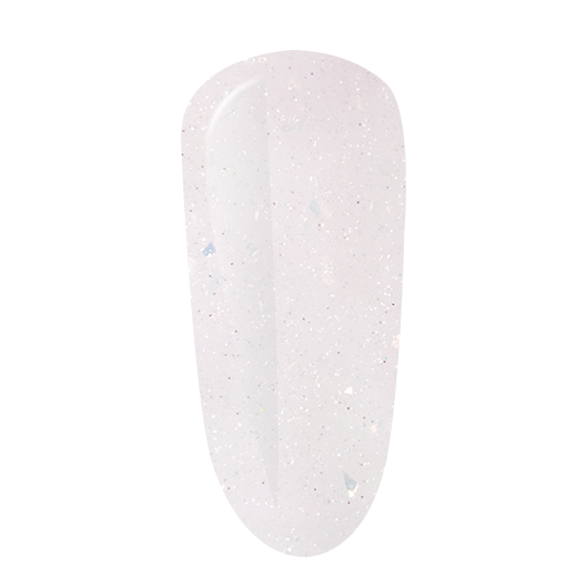 BIB - Builder In Bottle White With Multi Flakes - Pipa Cosmetics Purple Professional®