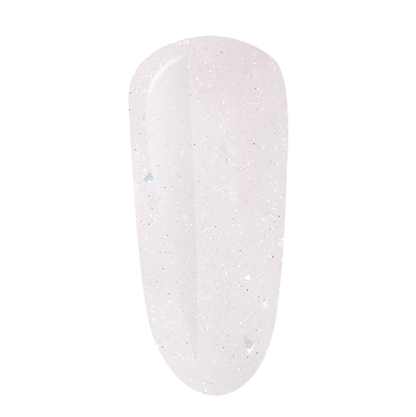 BIB - Builder In Bottle White With Multi Flakes - Pipa Cosmetics Purple Professional®