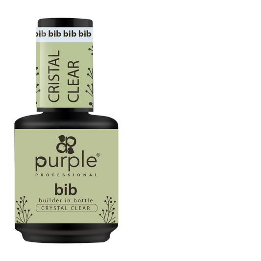 BIB - Builder in Bottle Crystal Clear - Pipa Cosmetics Purple Professional®