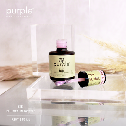 BIB - Builder in Bottle Pink Bubble - Pipa Cosmetics Purple Professional®