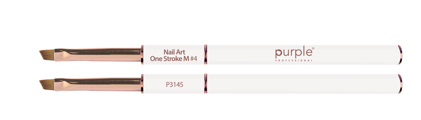 Slanted One Stroke Brush #4 - Pipa Cosmetics