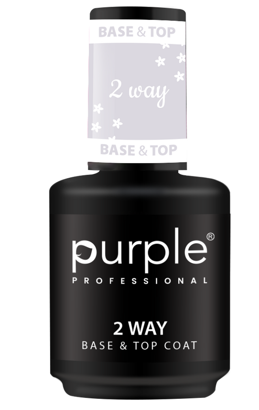Base & Top Coat 2 Way - Pipa Cosmetics Purple Professional®