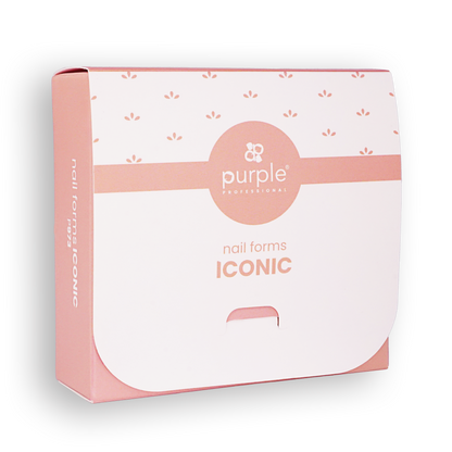Box Iconic Nail Forms - Pipa Cosmetics Purple Professional®