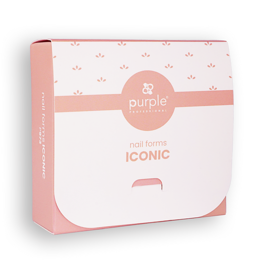 Box Iconic Nail Forms - Pipa Cosmetics Purple Professional®