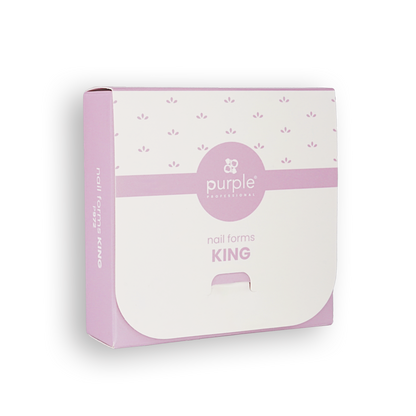 Box King Nail Forms - Pipa Cosmetics Purple Professional®