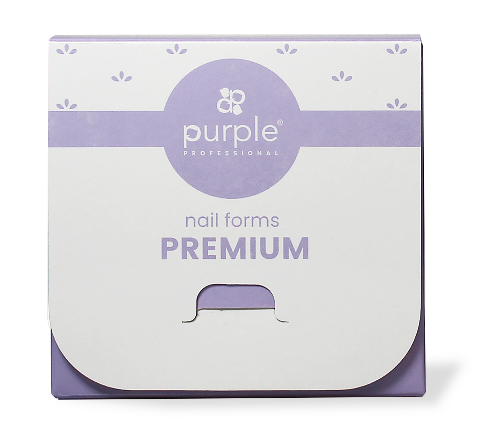 Box Premium Nail Forms - Pipa Cosmetics Purple Professional®