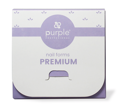 Box Premium Nail Forms - Pipa Cosmetics Purple Professional®
