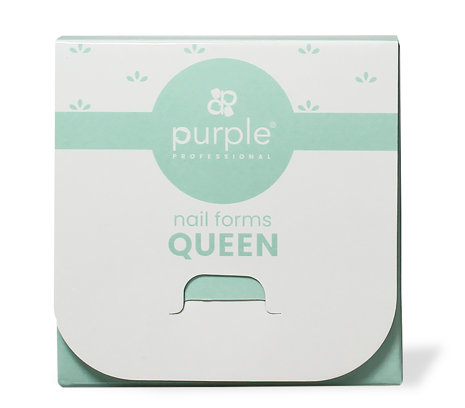 Box Queen Nail Forms - Pipa Cosmetics Purple Professional®