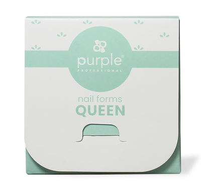 Box Queen Nail Forms - Pipa Cosmetics Purple Professional®