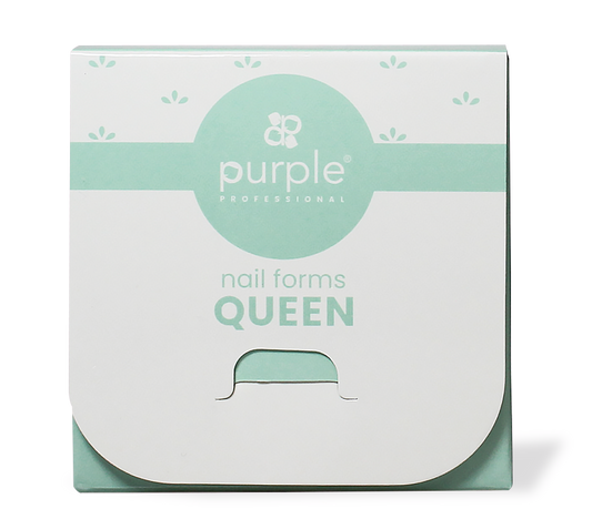 Box Queen Nail Forms - Pipa Cosmetics Purple Professional®