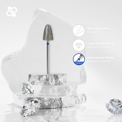 Voetboormachine met diamantkap (medium)