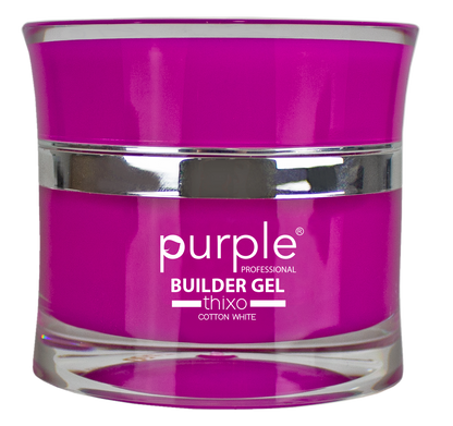 Builder Gel Thixo Cotton White - Pipa Cosmetics Purple Professional®