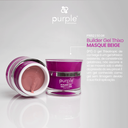 Builder Gel Thixo Masque Beige - Pipa Cosmetics Purple Professional®