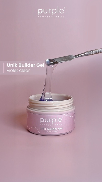 Unik Builder Gel Violet Clear Medium