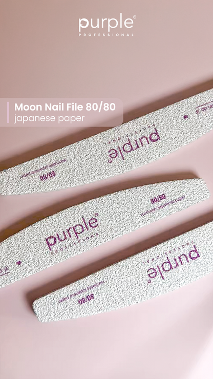 Nail File Moon 80/80 Japanese Paper