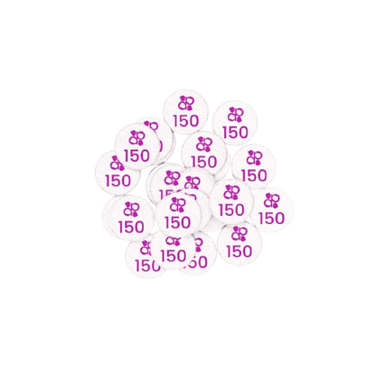 Circular Adhesive Refills 15mm Discs 150 - Pipa Cosmetics Purple Professional®