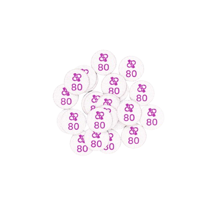 Circular Adhesive Refills 15mm Discs 80 - Pipa Cosmetics Purple Professional® 