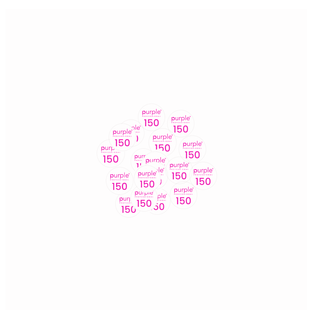 Circular Adhesive Refills 20mm Discs 150 - Pipa Cosmetics Purple Professional®