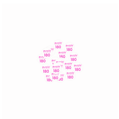 Circular Adhesive Refills 20mm Discs 180 - Pipa Cosmetics Purple Professional®