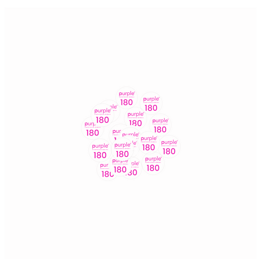Circular Adhesive Refills 20mm Discs 180 - Pipa Cosmetics Purple Professional®