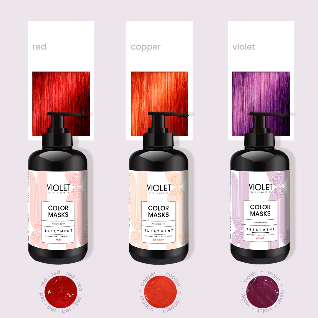Color Masks - Copper - Pipa Cosmetics Violet Hair Cosmetics®