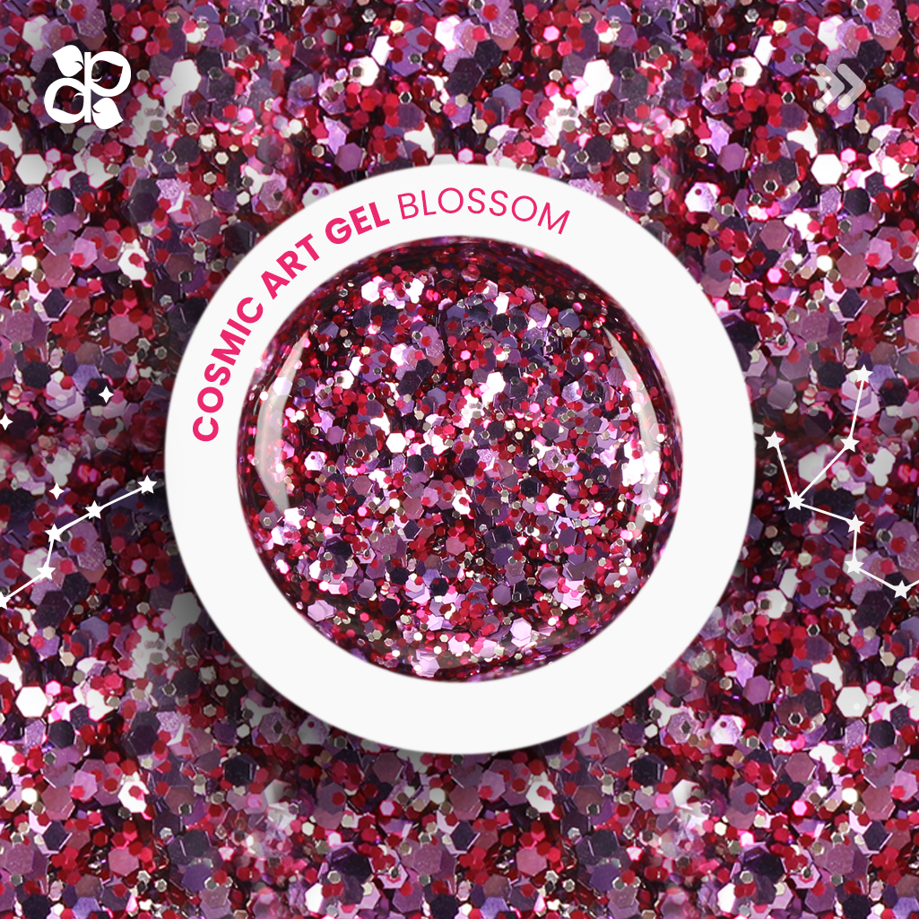Cosmic Art Gel Blossom - Pipa Cosmetics Purple Professional®