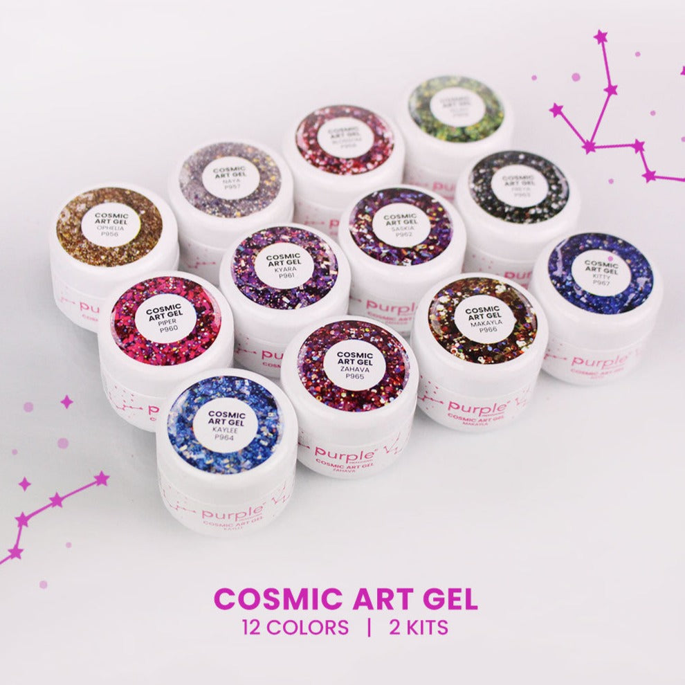 Cosmic Art Gel Blossom - Pipa Cosmetics Purple Professional®