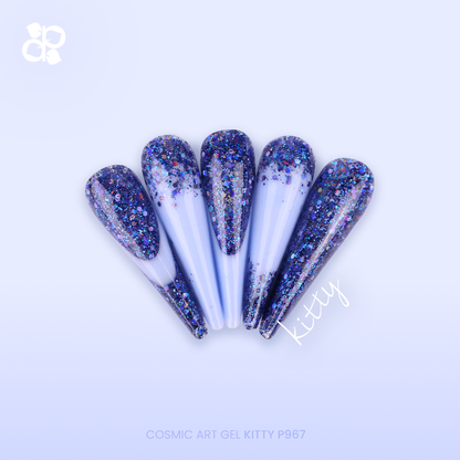 Cosmic Art Gel Kitty - Pipa Cosmetics Purple Professional®