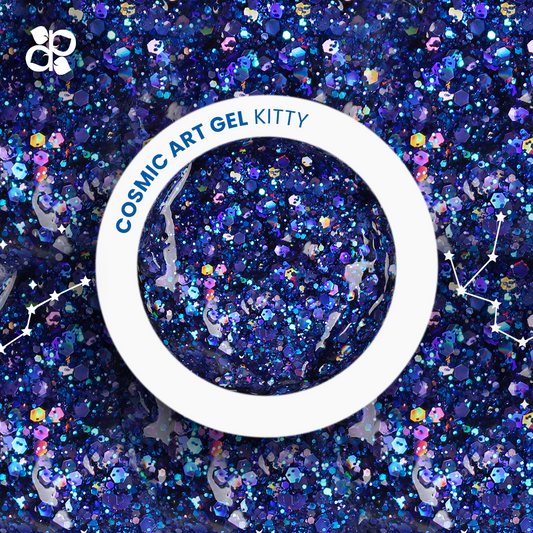Cosmic Art Gel Kitty - Pipa Cosmetics Purple Professional®