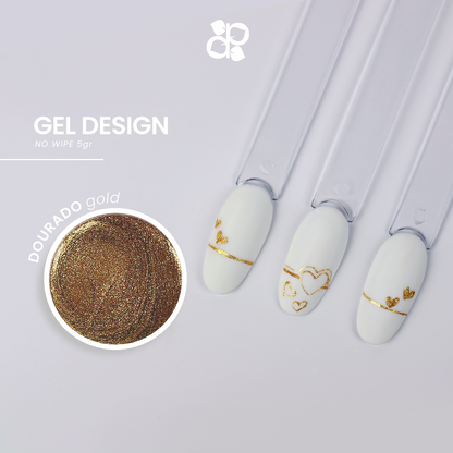 Gel Design Gold No Wipe