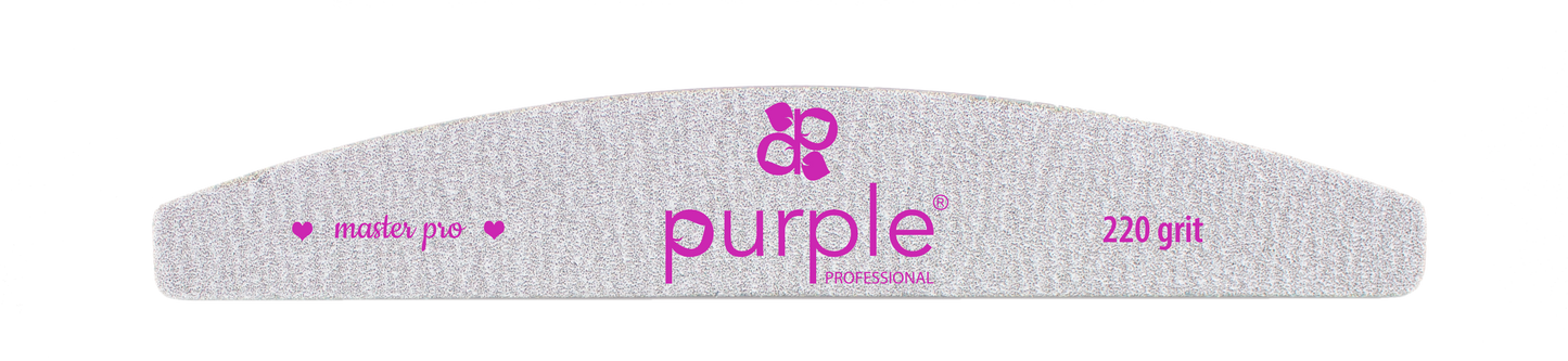 Disposable Files Master Pro 220 (30uni) - Pipa Cosmetics Purple Professional®